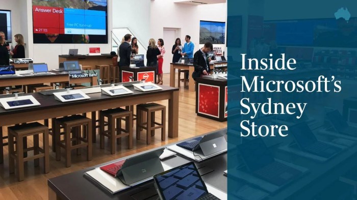 Microsoft retail store australia