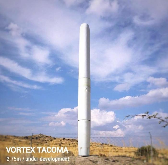 Vortex is a bladeless wind turbine