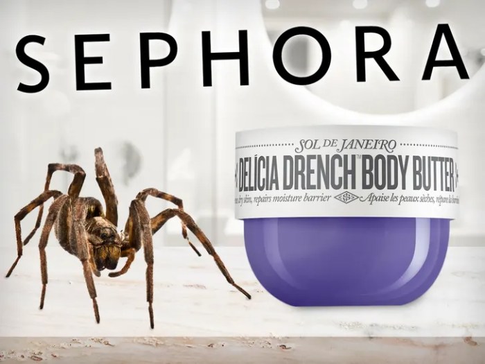 No spiders dont want to mate with your viral body butter sol de janeiro sephora