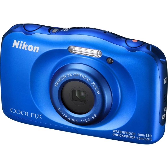 Nikon coolpix w100 waterproof camera