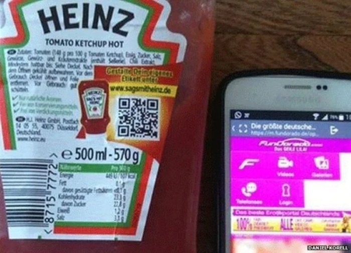 Expired qr code heinz