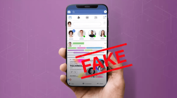 Fake social media accounts bad for health