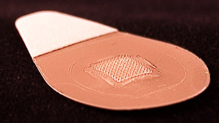 Painless patch to deliver flu vaccine