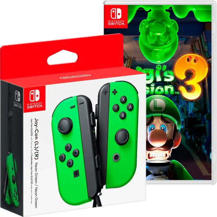 Neon pink green joy con nintendo switch us launch