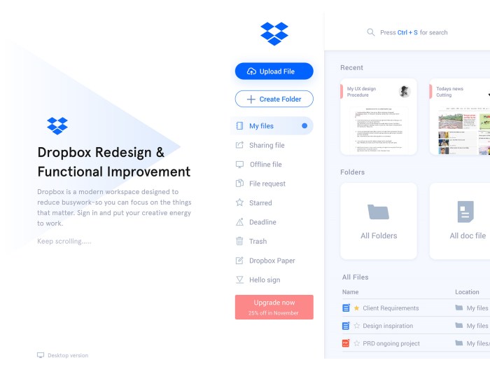 Dropbox gives web previews a fresh coat of paint