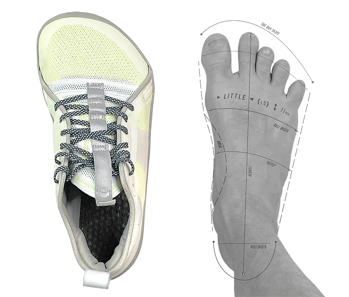 Three over seven lets you scan your feet to custom print shoes