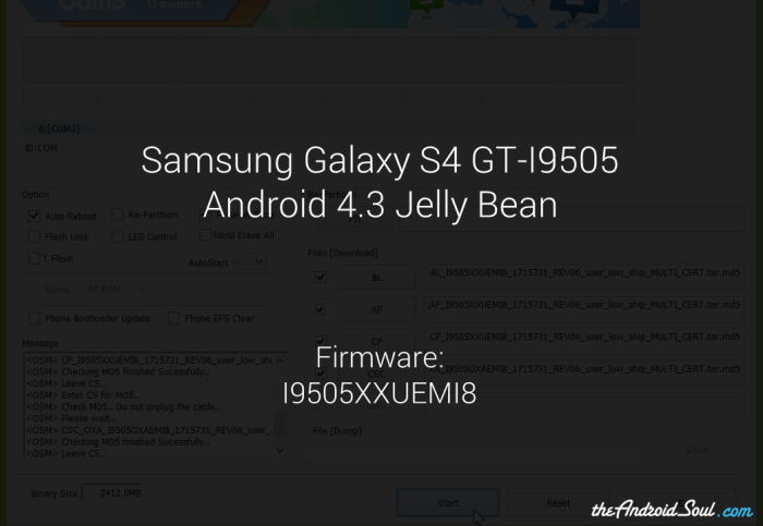 Galaxy s4 gt i9505 android 4 4 2 update leaked