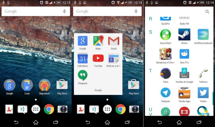 Two android m developer previews