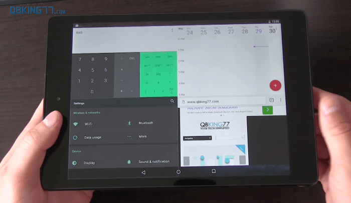 Android m split keyboard multi windows