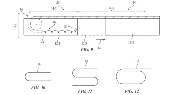 Samsung patent rollable display