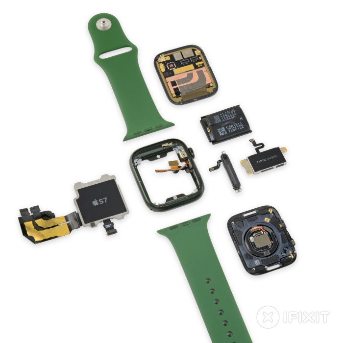 Apple watch 2 components on video