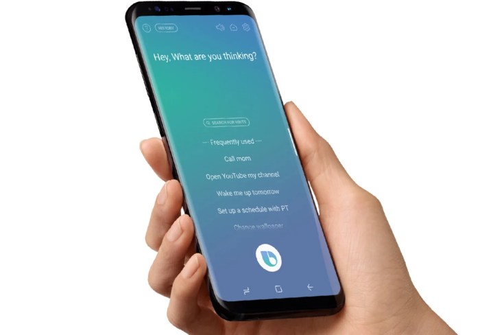 Samsungs bixby assistant can count food calories