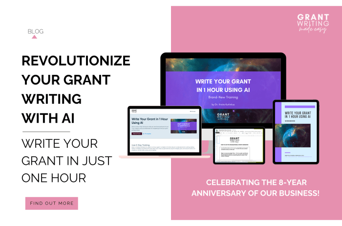 Grant assistant wants to apply generative ai to grant proposals