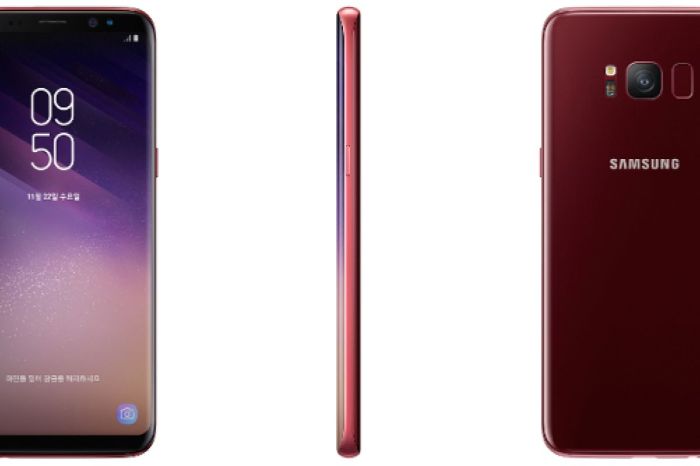 Samsung release burgundy red galaxy s8 other markets soon