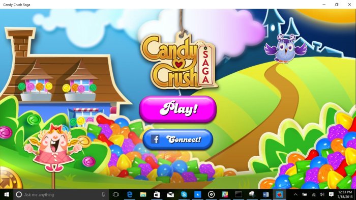 Candy crush saga windows 10