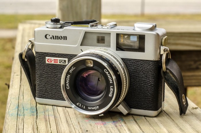 Canon is not a fan of retro designed cameras