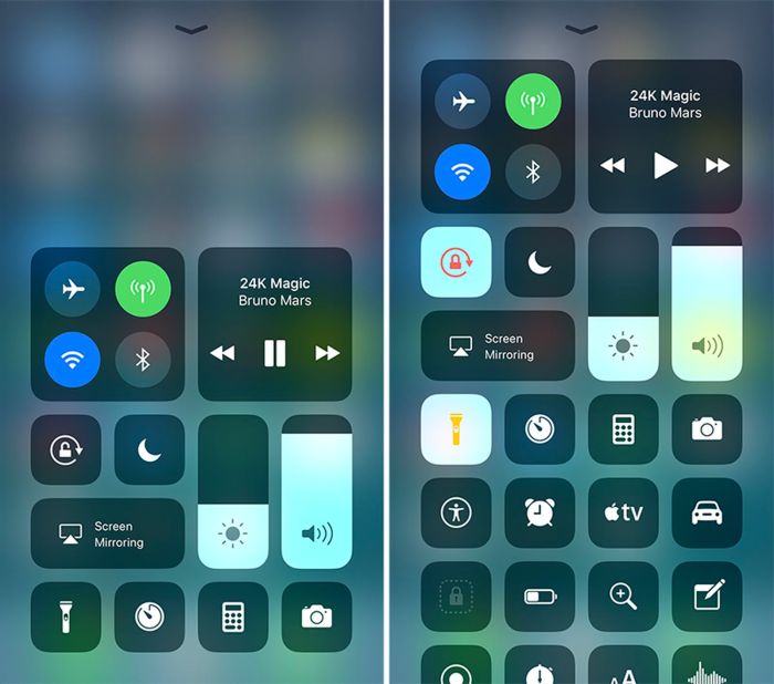 Ios 11 2 explain control center wifi bluetooth