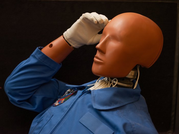 Porton man robot mannequin is a crash test dummy for the military