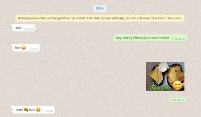 Whatsapp is rolling out an in app tool for making custom stickers