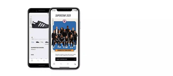 Adidas launches mobile shopping app