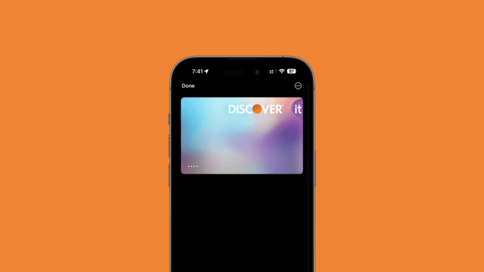 Discover card support for apple pay confirmed