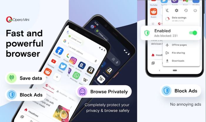 Opera mini 8 for android brings major changes