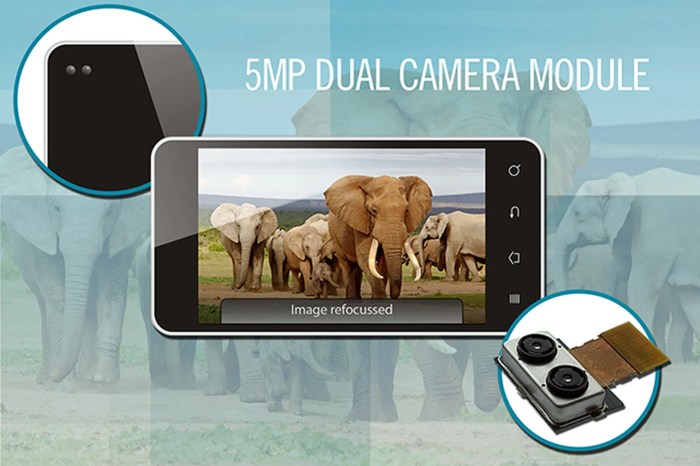 Toshiba announces dual 5mp camera module capable of stereo 3d like images