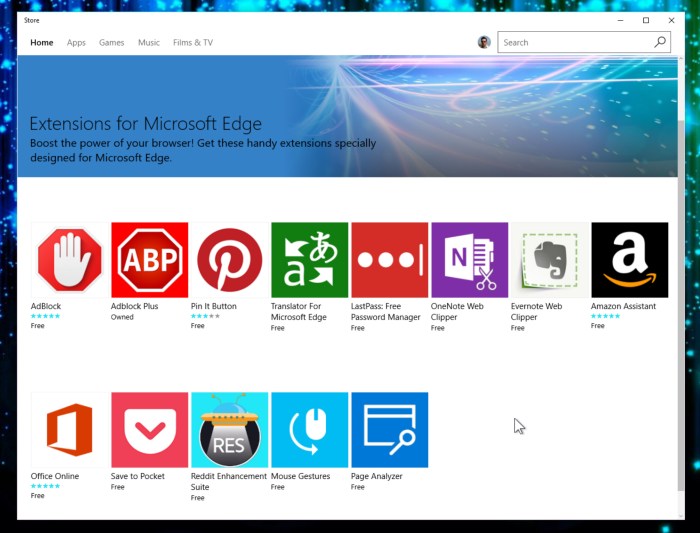 Extensions for microsoft edge on phones not coming anytime soon