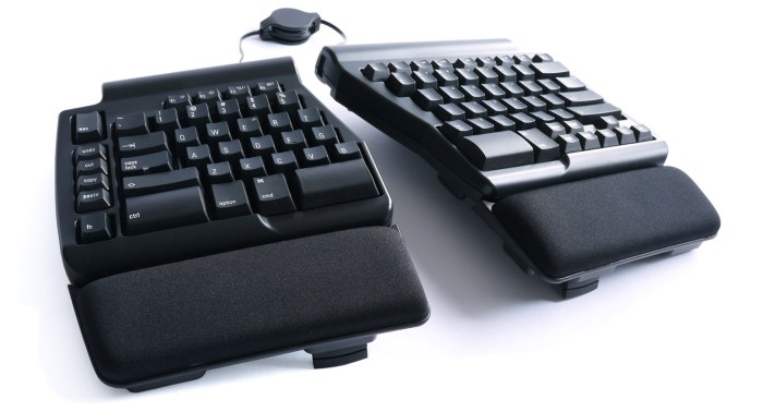 Matias ergo pro is an ergonomic mechanical keyboard