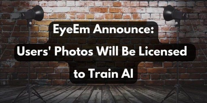 Photo sharing community eyeem will license users photos to train ai if they dont delete them