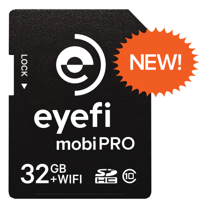 Eyefi mobi pro sd card wirelessly syncs raw photos