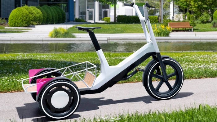 Bmw electric bikes dedicated lanes concept