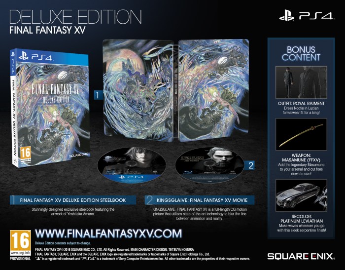 More ffxv ultimate collectors edition