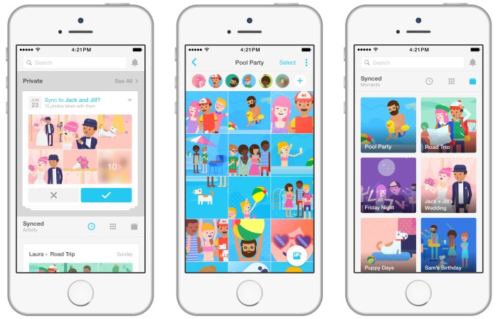 Facebook moments app delivers private photo sharing