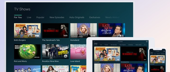 Hulu new ui and live tv service on samsung smart tvs