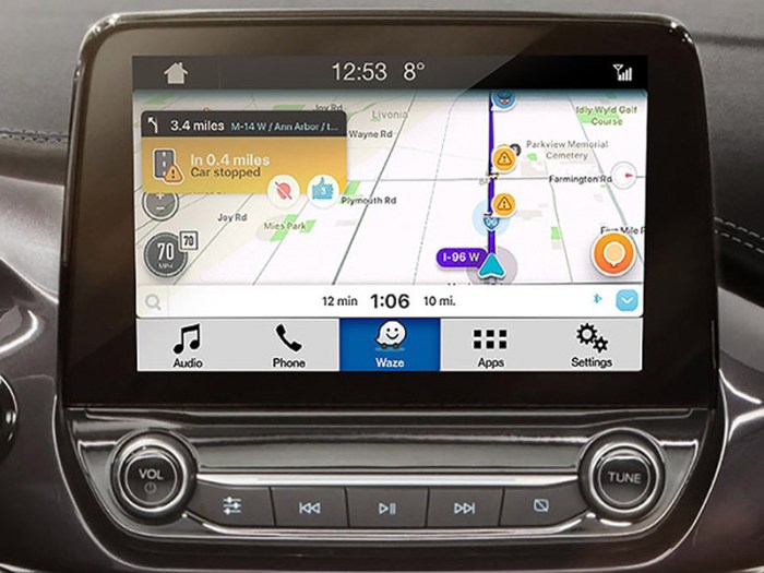 Waze mapping ford sync 3