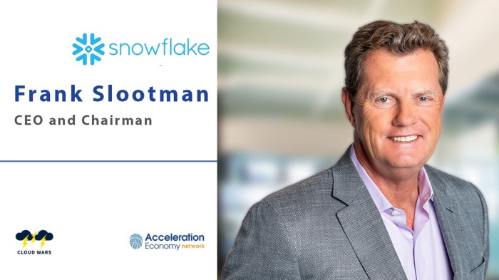 Snowflake ceo frank slootman stepping down and wall st hates it