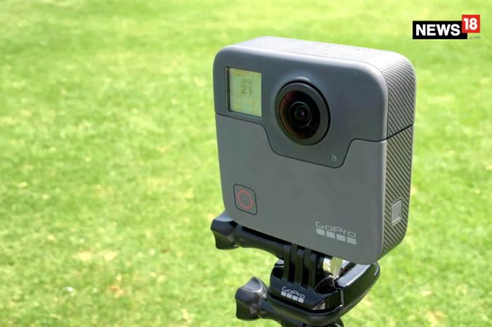 Gopro fusion 360 camera released sans some software features