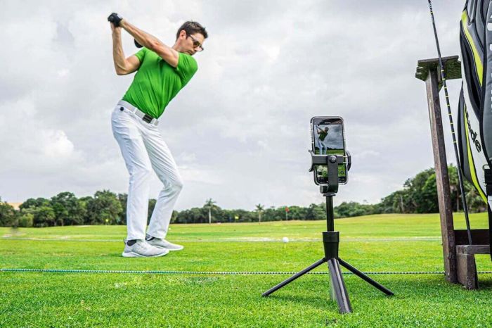 M tracer device analyzes your golf swings