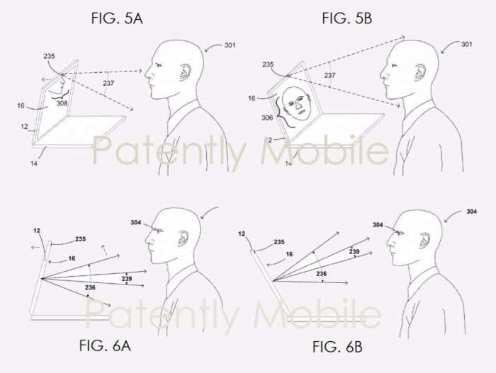 Google patent laptop hinge auto align