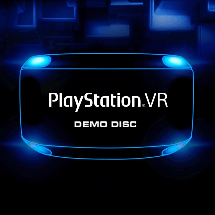 Playstation vr demo disc with 8 games