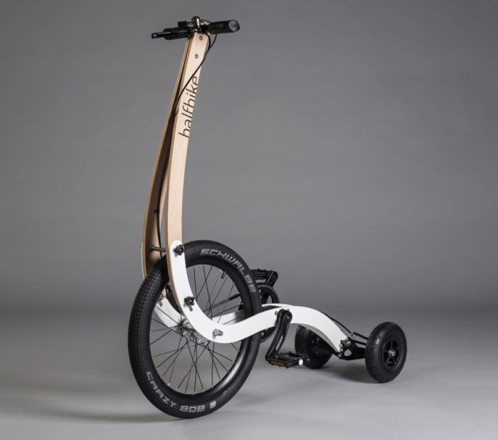 The halfbike ii looks like a really fun way of getting around