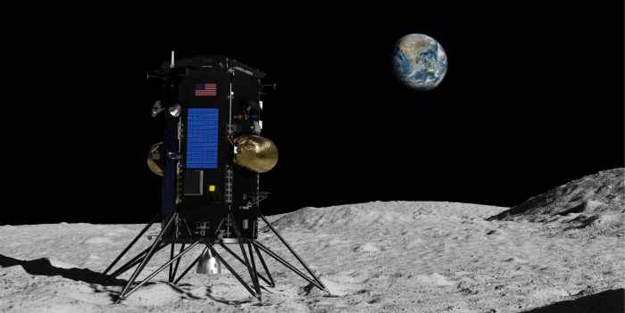 Intuitive machines makes history by landing the first commercial spacecraft on the moon