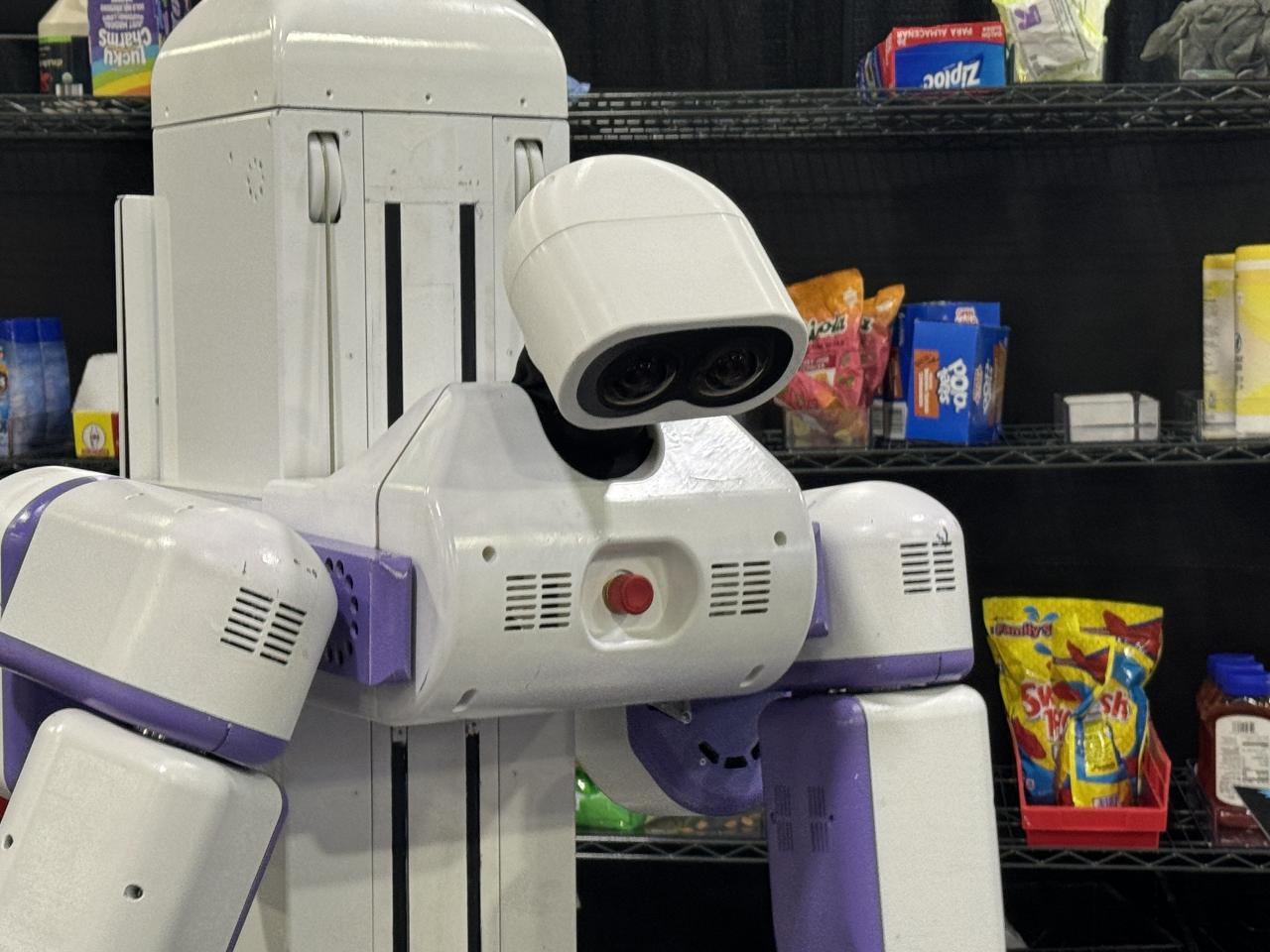 Reflex robotics wheeled humanoid is here to grab you a snack