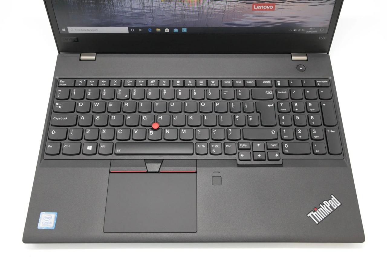 Lenovo thinkpad t580 laptop announced