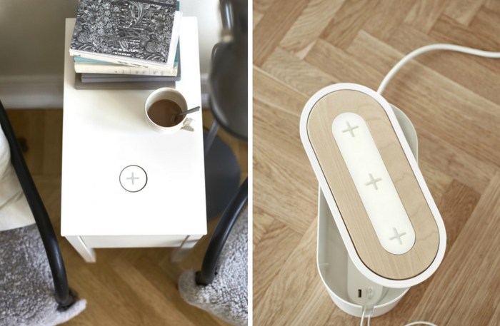 Ikea wireless charging furniture available