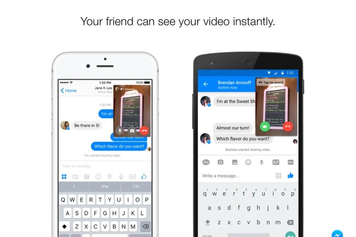 Facebook messenger gets snapchat like live video feature