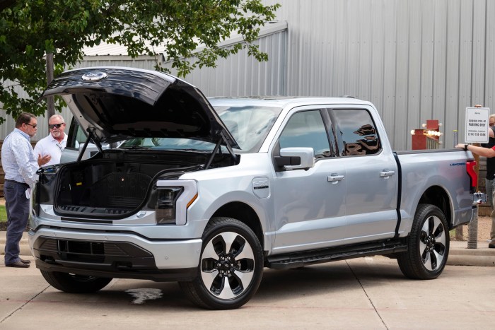 Ford slashes production target for all electric f 150 lightning to match demand