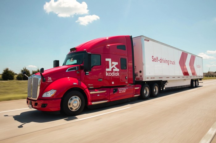 Kodiak robotics reveals its best shot at making self driving trucks a business