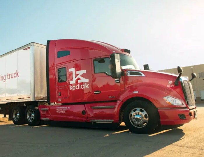 Kodiak robotics reveals its best shot at making self driving trucks a business